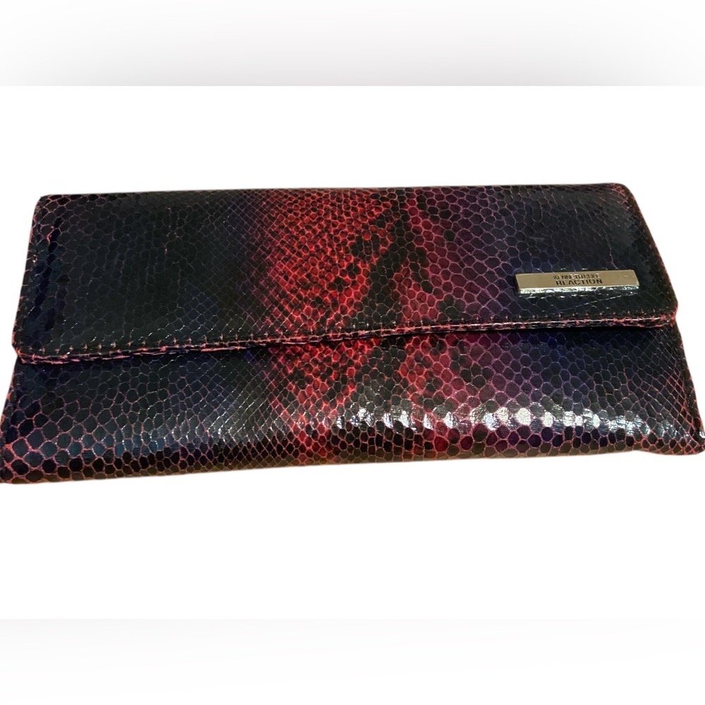 Elegant Red and Black Women's Clutch